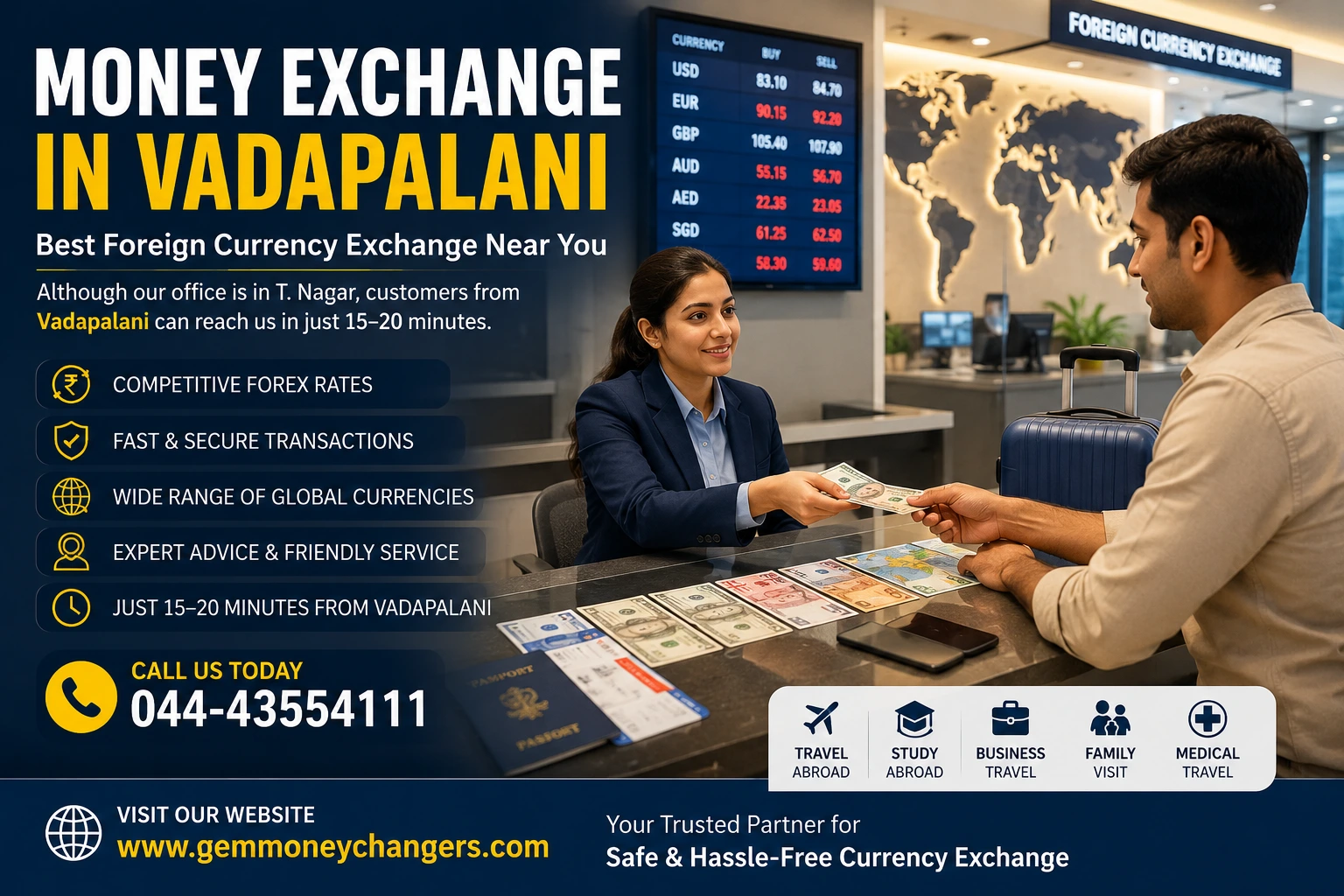 Money Exchange Vadapalani